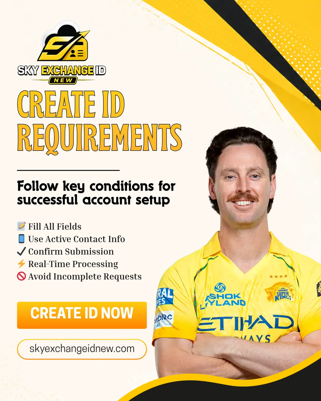 Sky Exchange Create ID Process