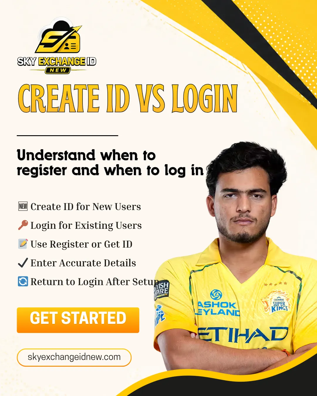 Create a new Sky Exchange ID